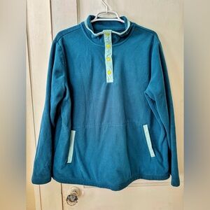 Duluth Trading Co Doubleback Fleece Pullover, size XL